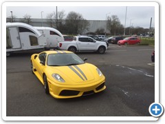 Going in for a top quality paint protection film this Ferrari Scuderia delivered safely into the midlands