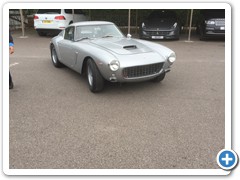 Rare Ferrari 250 being transported to Goodwood for a test run after a three year restoration project  